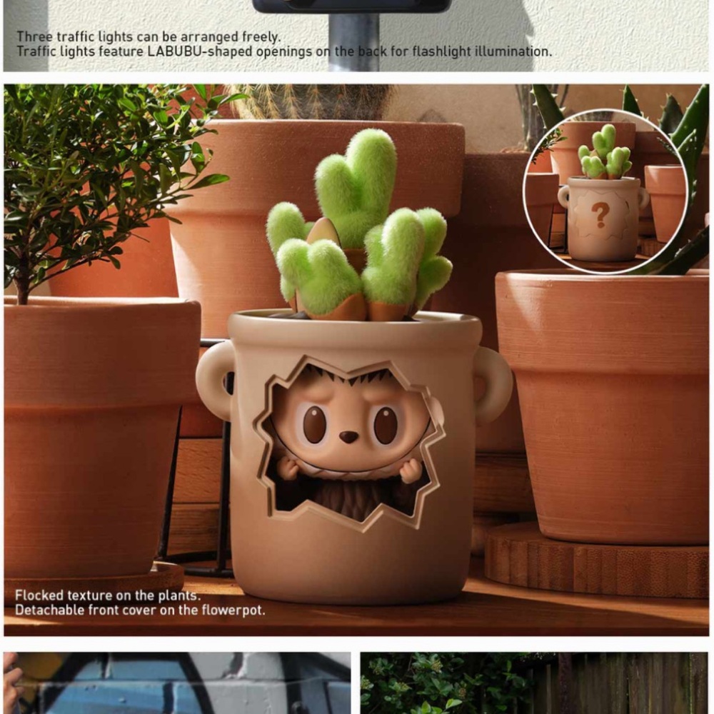 Labubu “Almost Hidden” figurine, NWT Authentic